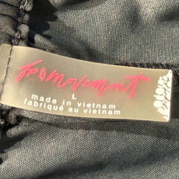 FREE PEOPLE FP MOVEMENT BLACK EASY DOES IT SHORTS SIZE L - Picture 6 of 7